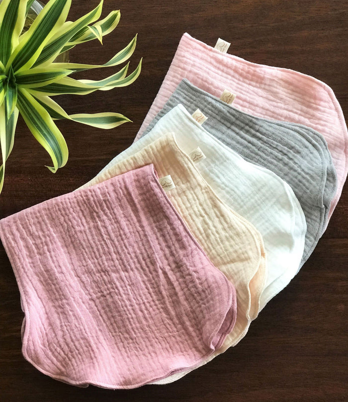 Magnolia & Milk™ GentleTouch Muslin Burp Cloth Set